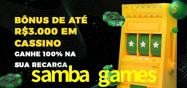 samba games melhor bônus de depósito