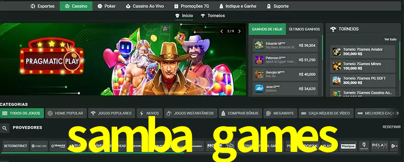 cassino samba games
